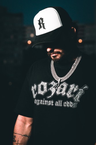 RAGE PINNED T shirt black